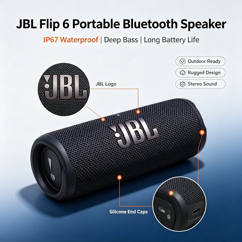 JBL Flip 6 IP67 Водонепроницае – обзор и цена Jbl Speaker Flip 6