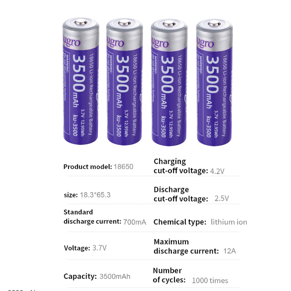 Аккумулятор Kuugro Ku-3500 186 – обзор и цена Vape Battery 18650